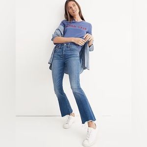 Madewell Cali Demi-boot blue jeans
